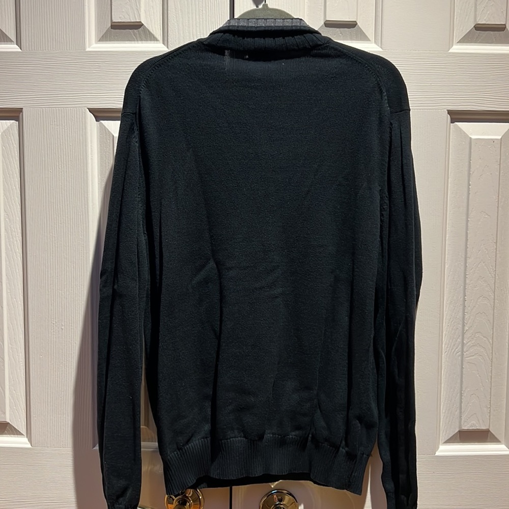 Merona black 1/4 zip sweater | L - Picture 4 of 5